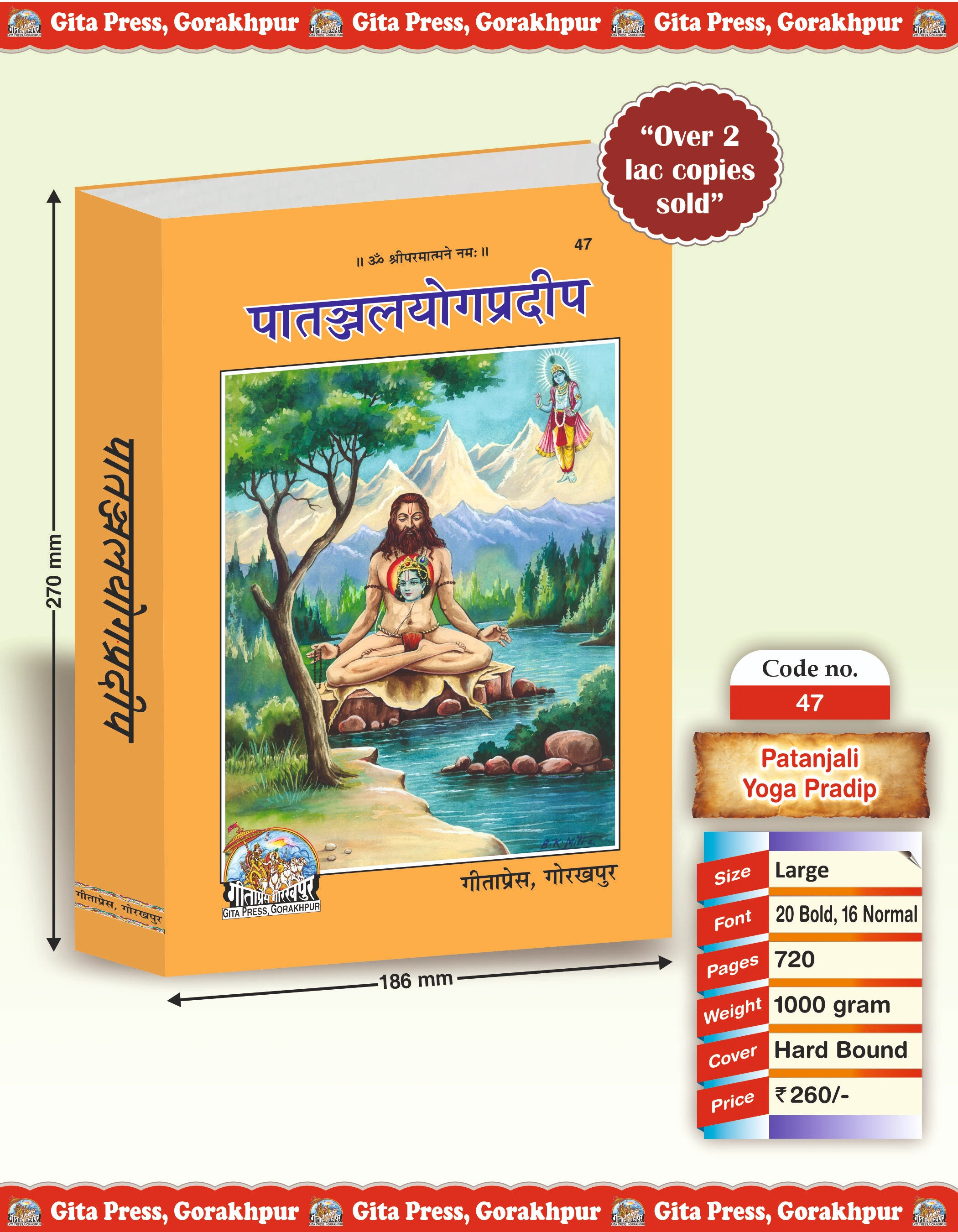 Patanjali Yoga Pradip Hindi Patanjali Yoga Pradeep Hindi Front Cover