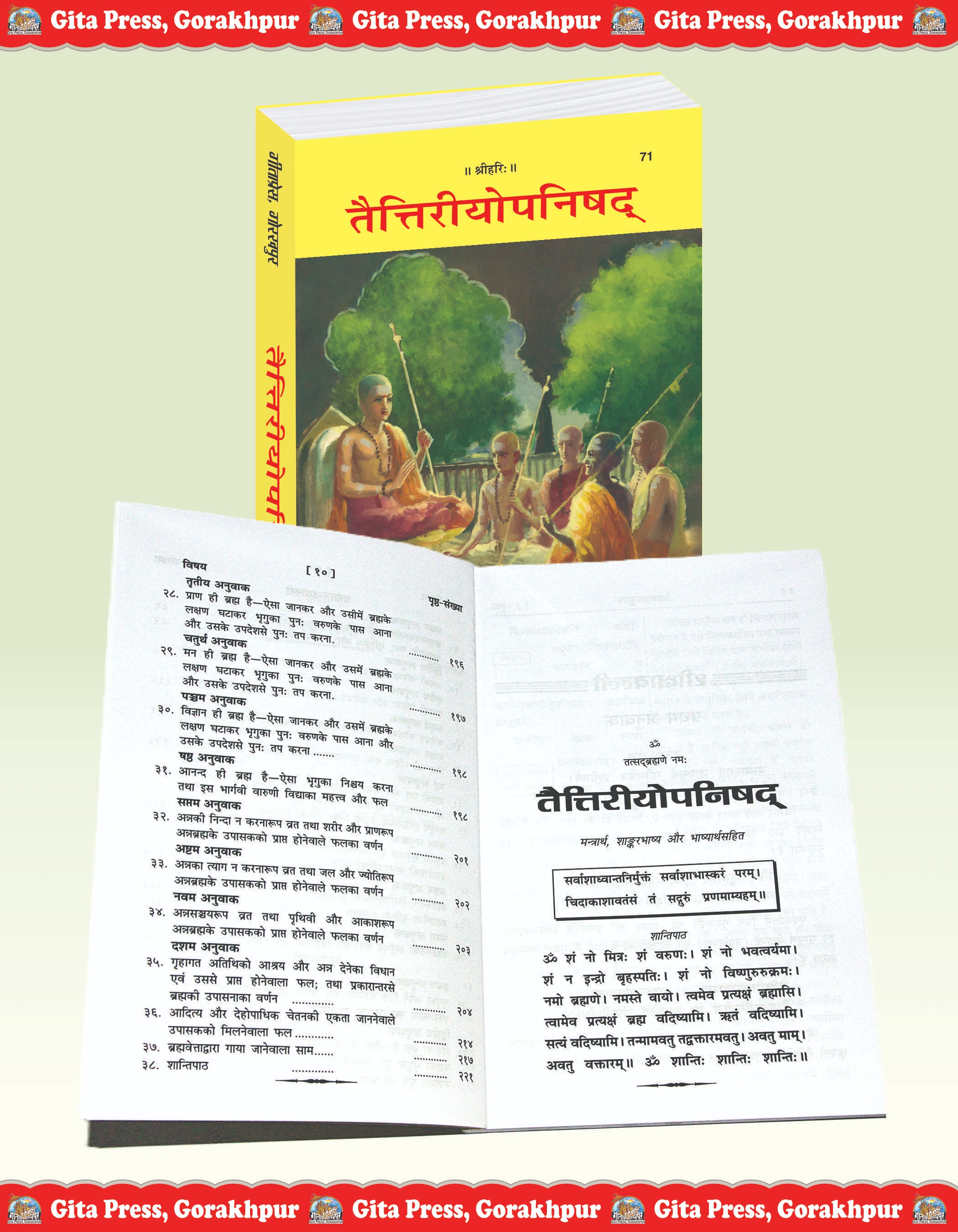 Taittiriya Upanishad Hindi Inside Page 